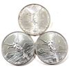 Image 1 : 2x 2000 & 2001 Mexico 1oz .999 Fine Silver Libertads. 3pcs (TAX Exempt)