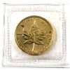 Image 1 : 1983 Canada 1/10oz .9999 Fine Gold Maple Leaf in Sealed Mint Plastic (TAX Exempt).