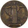 Image 1 : 1867-1927 Confederation of Canada Bronze Medal by Raymond Delamarre. 76mm diameter.