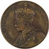 Image 2 : 1867-1927 Confederation of Canada Bronze Medal by Raymond Delamarre. 76mm diameter.