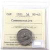 Image 1 : 5-cent 1951 Commemorative ICCS Certified MS-65!