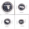 Image 1 : Group Lot 4x 1967-2017 Canada 150th Silver Proof Commemorative coins. Lot includes: $1, 25-cent, 10-