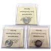 Image 2 : 1953 NSF, 1955 & 1964 Canada Silver 10-cents ICCS Certified MS-65. 3pcs