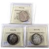 Image 2 : 50-cents 1963 & 2x 1966 all ICCS Certified MS-64! 3pcs