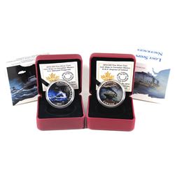2014 $20 Lost Ships in Canadian Waters - Empress of Ireland & 2015 $20 S.S. Edmund Fitzgerald Fine S