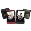 Image 1 : 2012 $10 Canadian Geographic - Praying Mantis & 2014 $10 Dragonfly - Green Darner Fine Silver Coins.
