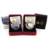 Image 1 : 2015 Canada $20 Mountain Goat & 2015 $20 Misty Morning Mule Deer Fine Silver Coins (Goat's outer sle