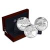 Image 1 : 2016 Canada Reflections of Wildlife 3-coin Set in Deluxe Case (outer sleeve has small tear & 2 of 3 
