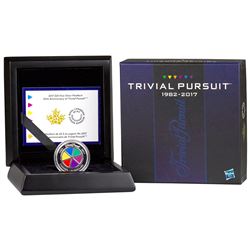 2017 Canada $25 35th Anniversary of Trivial Pursuit Fine Silver Coin (TAX Exempt).