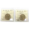 Image 1 : Loon $1 2019 Regular Loon & Equality Commemorative ICCS Certified MS-67! Top Grades! 2pcs