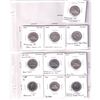 Image 1 : Errors: Mixed Lot of 22 x Minor Errors Canada 5cts dated 1941 to 1968. Please view image for details