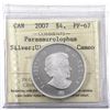Image 1 : 2007 Canada $4 Dinosaur Parasaurolophus ICCS Certified PF-67 Ultra Heavy Cameo (TAX Exempt)