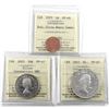 Image 1 : 2003 Coronation 1-cent PF-68 UHC, 2003 Silver Coronation 50-cents PF-67 UHC & 2003 Coronation Silver