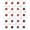 Image 4 : Estate Lot of Canada 1-cent, 5-cents & 10-cents coins in Circulated to BU: 103 x 1-cents ranging 195
