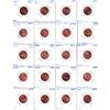 Image 5 : Estate Lot of Canada 1-cent, 5-cents & 10-cents coins in Circulated to BU: 103 x 1-cents ranging 195