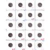 Image 8 : Estate Lot of Canada 1-cent, 5-cents & 10-cents coins in Circulated to BU: 103 x 1-cents ranging 195