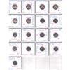 Image 2 : Mixed Page of 37 x Canada Minor to Medium Errors & Varieties 5-cents dated between 1941-2015. Please