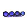 Image 1 : Faceted Cobalt Russian Trade Beads from the HBC Co. at Fort Rupert, BC. This is the type commonly tr
