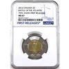 Image 1 : 2016 Canada $2 NGC Certified MS-67 Battle of the Atlantic