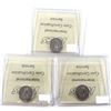 Image 2 : 2010, 2012 & 2014 Canada 10-cents ICCS Certified MS-66. 3pcs