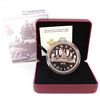 Image 1 : 2018 Canada $1 Big Coin Rose-Gold Plated 5oz Fine Silver Coin (TAX Exempt).
