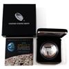 Image 1 : 2019 USA Apollo 11 50th Anniversary Commemorative Fine Silver Proof Dollar (TAX Exempt).