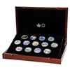 Image 1 : 2017 $10 Celebrating Canada's 150th Silver 13-coin Fine Silver Set in Deluxe Box (outer sleeve is un