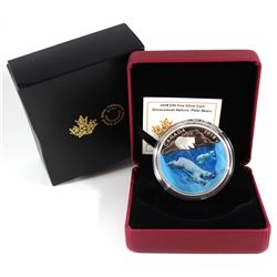 2018 Canada $30 Dimensional Nature: Polar Bears Fine Silver Coin (TAX Exempt).