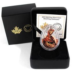 2019 Canada $20 Hatching Hadrosaur Fine Silver Coin (TAX Exempt). Issued by the Royal Canadian Mint