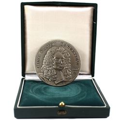 1977 France Henry Francois D'Aguesseau Sterling Silver Medal, Mauviel. The medal weighs 136 grams an