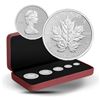 Image 1 : 2013 Canada Silver Maple Leaf Anniversary Fractional Set (TAX Exempt). Issued by the Royal Canadian 
