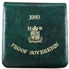 Image 3 : 1980 Great Britain Gold Proof Sovereign in Original Green Royal Mint Display. Contains 0.2354oz Fine