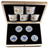 Image 1 : 2014-2015 Canada $20 Great Lakes 5-coin Fine Silver Set in Deluxe Case (TAX Exempt).