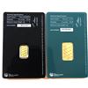 Image 2 : Perth Mint Australia 1 Gram & 5 Gram .9999 Fine Gold Bars in Hard Plastic Holders. 2pcs (TAX Exempt)