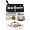 Image 1 : Group Lot of Vintage Acrylic Sealed Canadian Coin Sets. You will receive a 1964 Silver $1 with Canad
