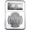 Image 1 : 2014 Isle of Man 1oz Angel .999 Fine Silver NGC Certified MS-70 (TAX Exempt).