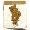 Image 3 : Gold; Vintage Christmas Card with 1875-S Gold Sovereign Inside Pouch. Coin contains 0.2354oz Fine Go