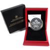 Image 1 : 2013 Canada $50 Silver Maple Leaf 25th Anniversary 5oz Fine Silver Coin (capsule has a scratch). TAX