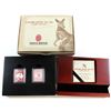 Image 1 : 1913-2013 Australia Kangaroo and Map Stamp Shaped Coin and Stamp Set (TAX Exempt)