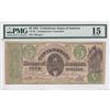 Image 1 : 1861 Confederate State of America $5 CT-33 PMG Certified F-15. Contemporary Counterfeit