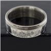Image 1 : 1998 Canada 50-cent Coin Custom Jewellery Ring Size 10 - Made from a real 50-cent coin!