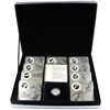 Image 1 : 1998-2000 Canada Sports 50-cent Full 12-coin Sterling Silver Coin Set in Individual Tin Casing with 