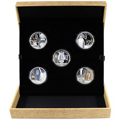 2013 Niue $2 Mythologies of the World - Story of Osiris Fine Silver 5-coin Set Issued by PAMP. You w