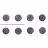 Image 2 : 8x Royal Canadian Mint Tokens, all 'Bubble Maple Leaf' Design. 8pcs