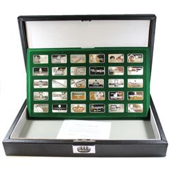 1978 The Official Gem-Ingots Sterling Silver Collection produced by The Franklin Mint. This set incl