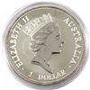Image 2 : 1993 Australia $5 1oz Kookaburra Fine Silver Coin in Capsule (TAX Exempt)
