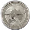 Image 1 : 2002 Australia $5 1oz Kookaburra Fine Silver Coin in Capsule (lightly toned). 3rd lowest mintage yea