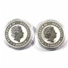 Image 2 : 2012 & 2013 Australia $5 1oz Kookaburra Fine Silver Coins in Capsules. 2pcs (TAX Exempt)