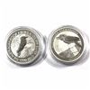 Image 1 : 2015 & 2016 Australia $5 1oz Kookaburra Fine Silver Coins in Capsules. 2pcs (TAX Exempt)
