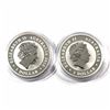 Image 2 : 2015 & 2016 Australia $5 1oz Kookaburra Fine Silver Coins in Capsules. 2pcs (TAX Exempt)